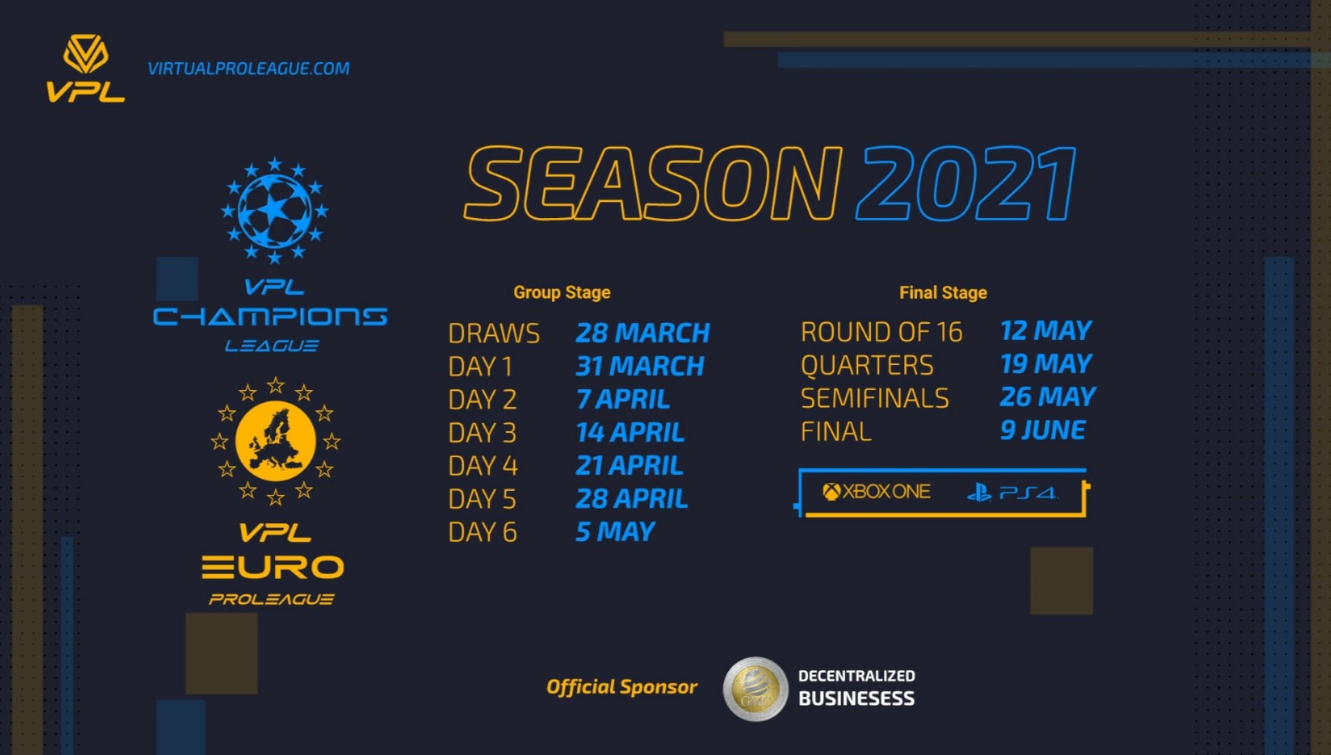 VPL Champions League & VPL Euro Proleague 2021